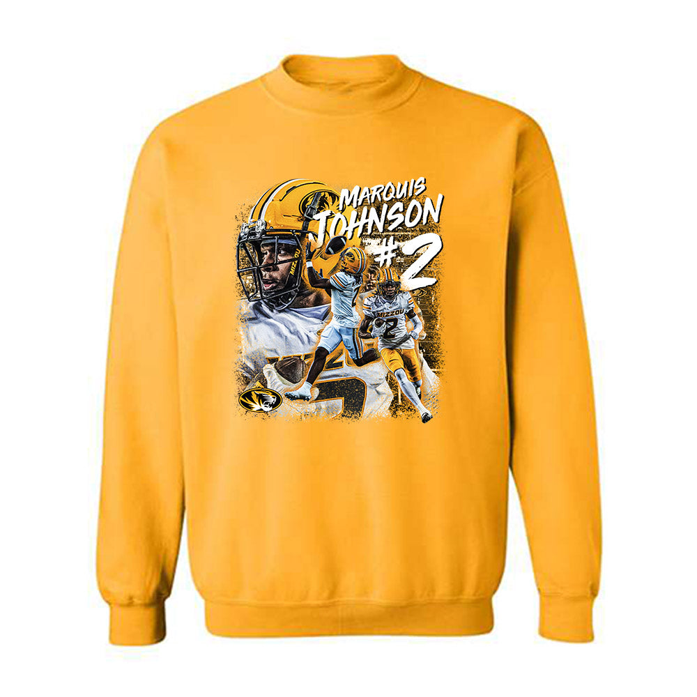 Missouri - NCAA Football : Marquis Johnson - Player Collage Crewneck Sweatshirt