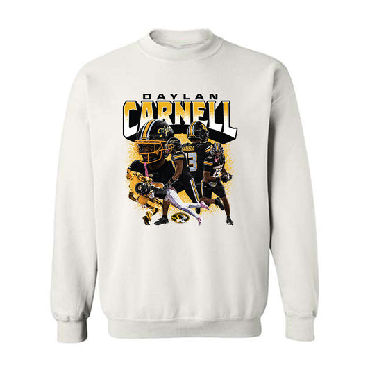 Missouri - NCAA Football : Daylan Carnell - Player Collage Crewneck Sweatshirt
