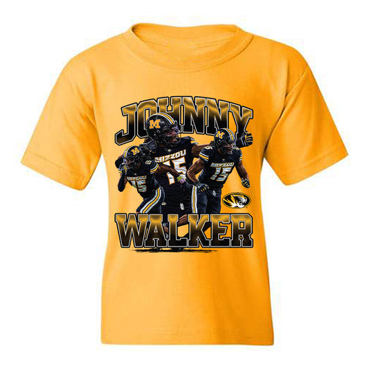 Missouri - NCAA Football : Johnny Walker Jr. - Player Collage Youth T-Shirt