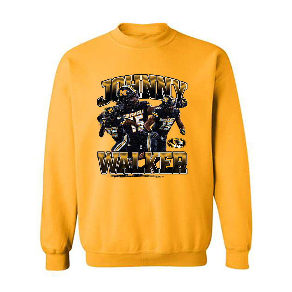 Missouri - NCAA Football : Johnny Walker Jr. - Player Collage Crewneck Sweatshirt