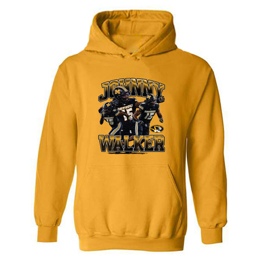 Missouri - NCAA Football : Johnny Walker Jr. - Player Collage Hooded Sweatshirt