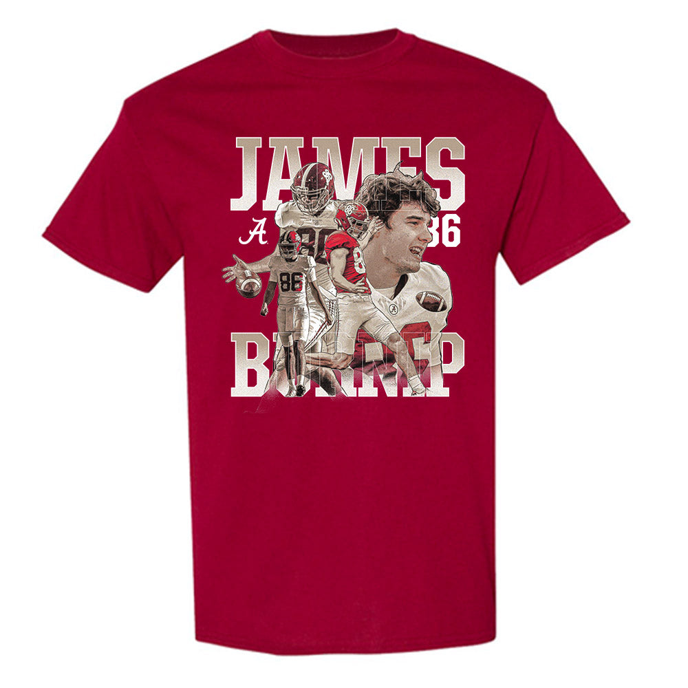 Alabama - NCAA Football : James Burnip - Player Collage T-Shirt