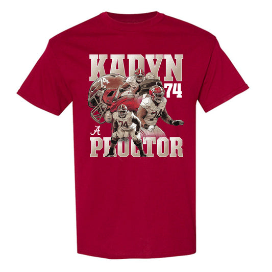 Alabama - NCAA Football : Kadyn Proctor - Player Collage T-Shirt