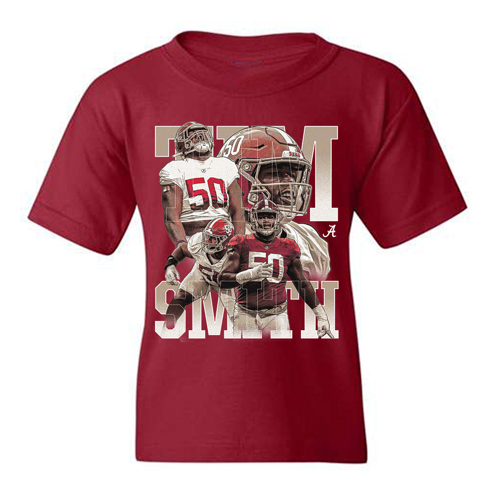 Alabama - NCAA Football : Tim Smith - Youth T-Shirt