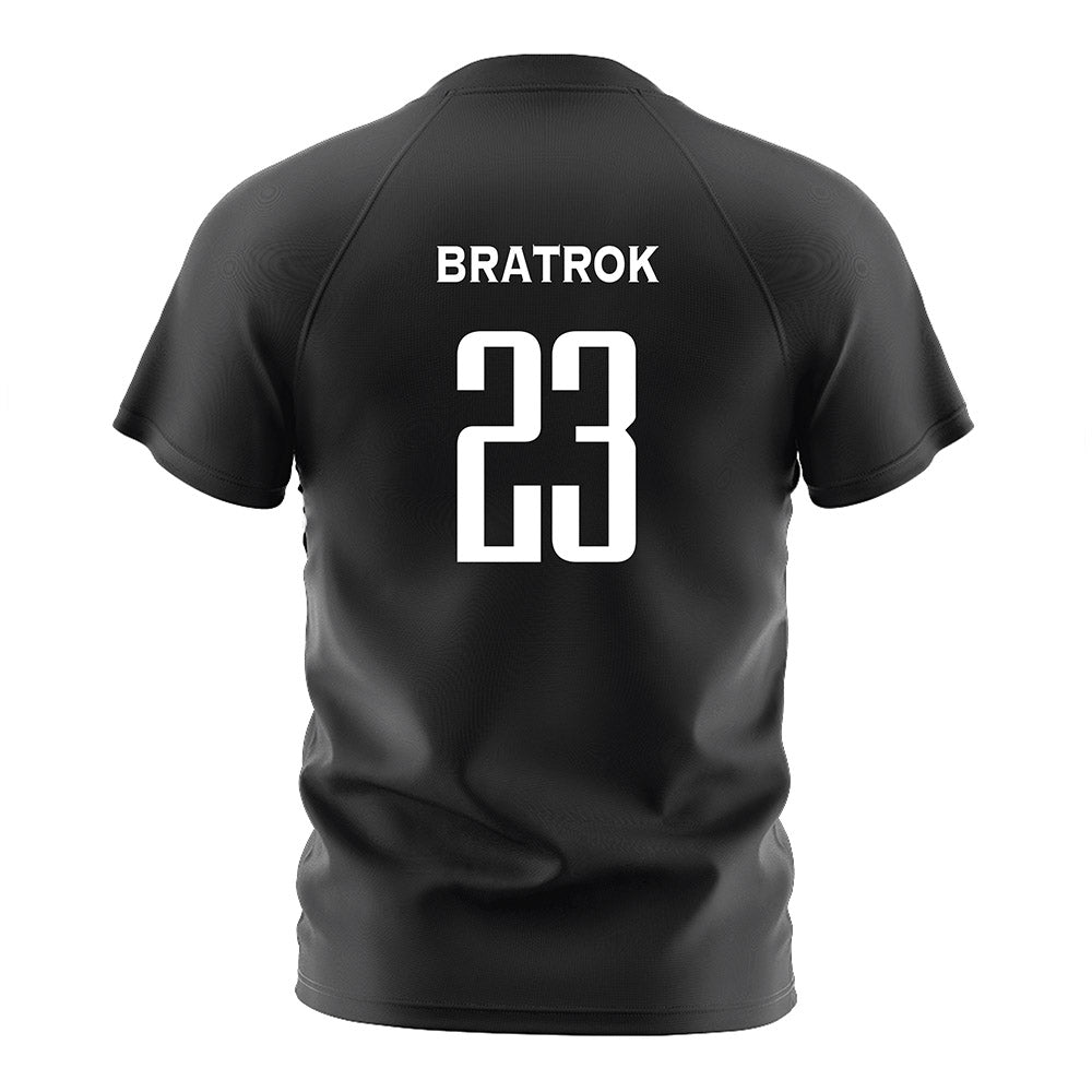 St. Joe's - NCAA Men's Soccer : Vegard Bratrok - Black Soccer Jersey-1