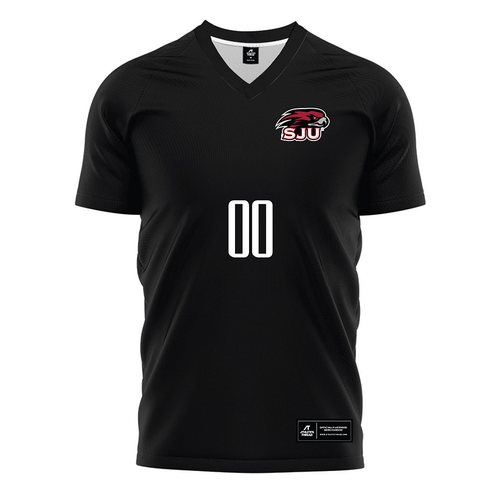St. Joe's - NCAA Men's Soccer : Carter Fitzgerald - Black Soccer Jersey-0