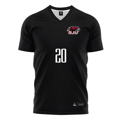 St. Joe's - NCAA Men's Soccer : Campbell McIntyre - Black Soccer Jersey