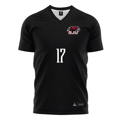 St. Joe's - NCAA Men's Soccer : Dylan Petke - Black Soccer Jersey
