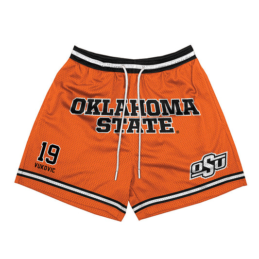 Oklahoma State - NCAA Men's Basketball : Andrija Vukovic - Shorts-0