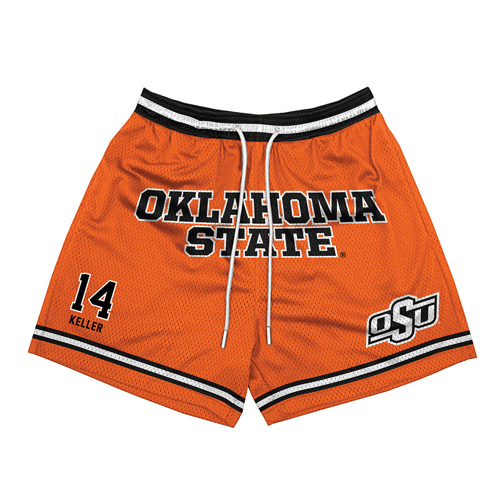 Oklahoma State - NCAA Men's Basketball : Jamyron Keller - Shorts-0