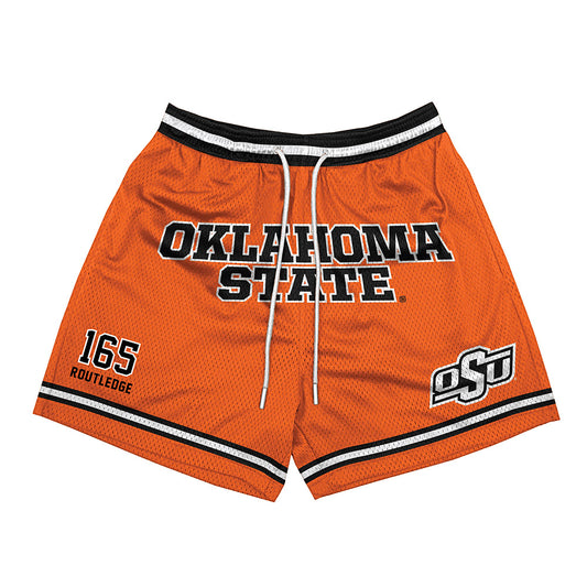 Oklahoma State - NCAA Wrestling : Kody Routledge - Shorts-0