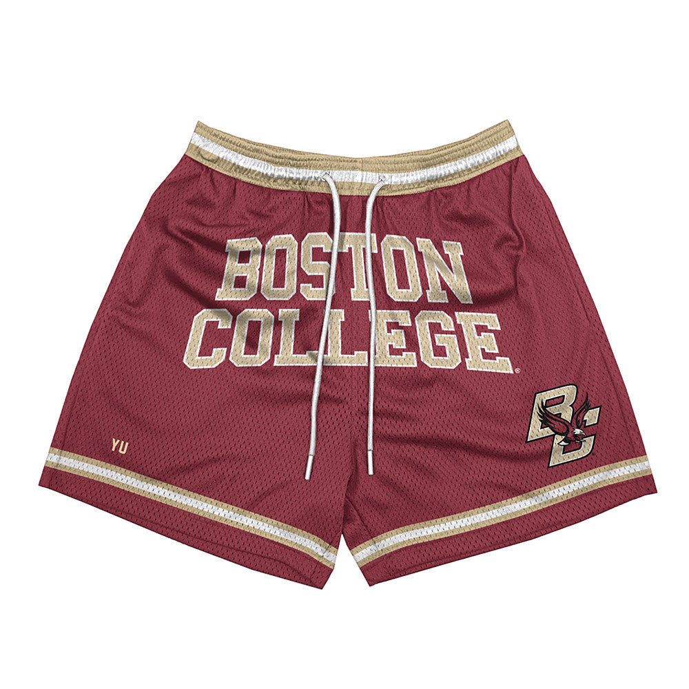 Boston College - NCAA Men's Fencing : Colin Yu - Shorts