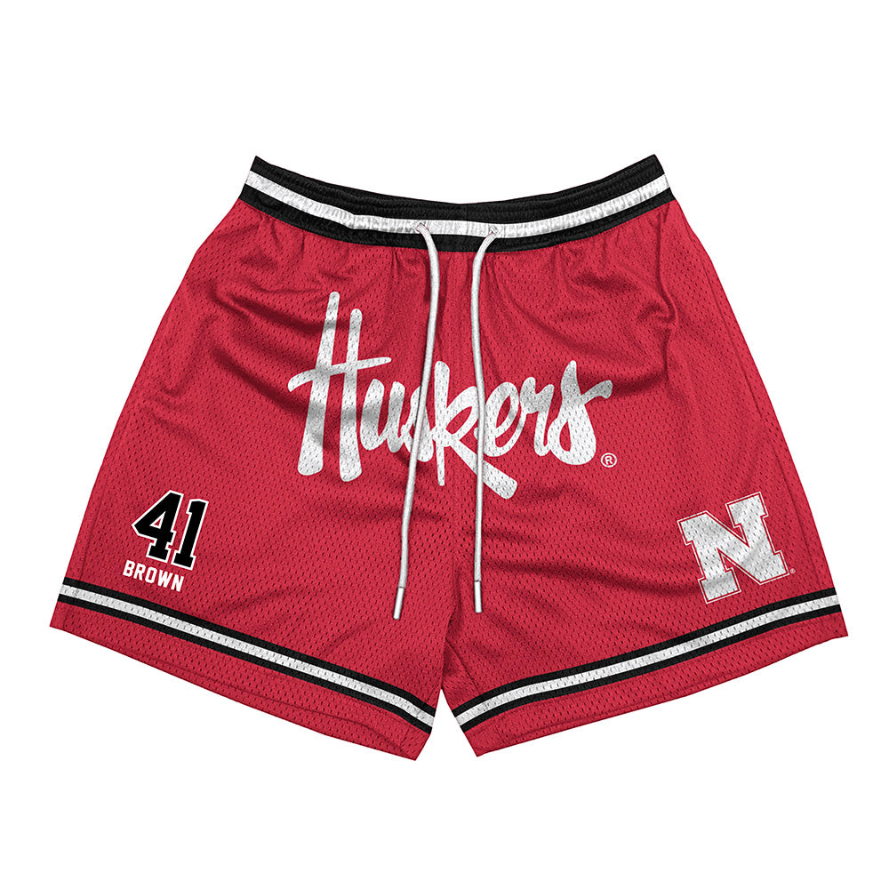 Nebraska - NCAA Football : Elliott Brown - Shorts