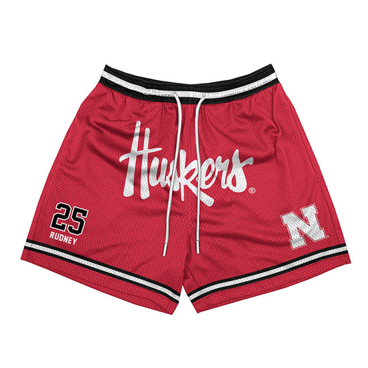 Nebraska - NCAA Women's Soccer : Ella Rudney - Shorts-0