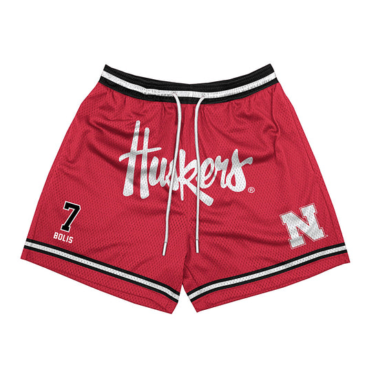 Nebraska - NCAA Men's Basketball : Justin Bolis - Shorts-0