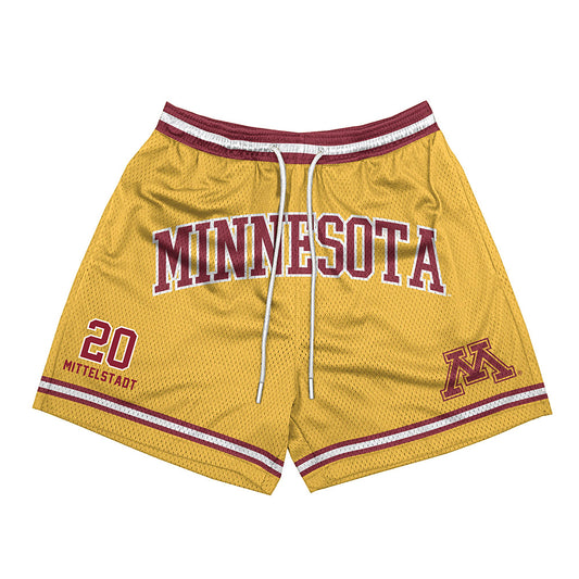 Minnesota - NCAA Men's Ice Hockey : Luke Mittelstadt - Shorts-0