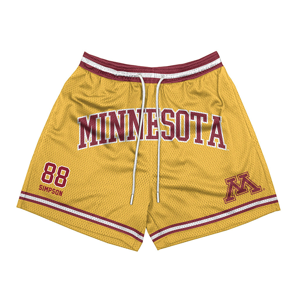 Minnesota - NCAA Football : Jacob Simpson - Shorts-0