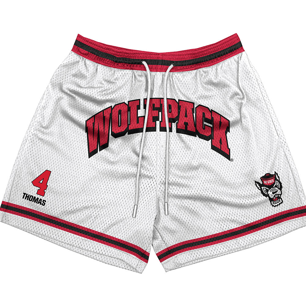 NC State - NCAA Football : Tra Thomas - Shorts-0