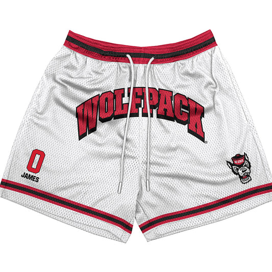 NC State - NCAA Men's Basketball : Michael James - Shorts