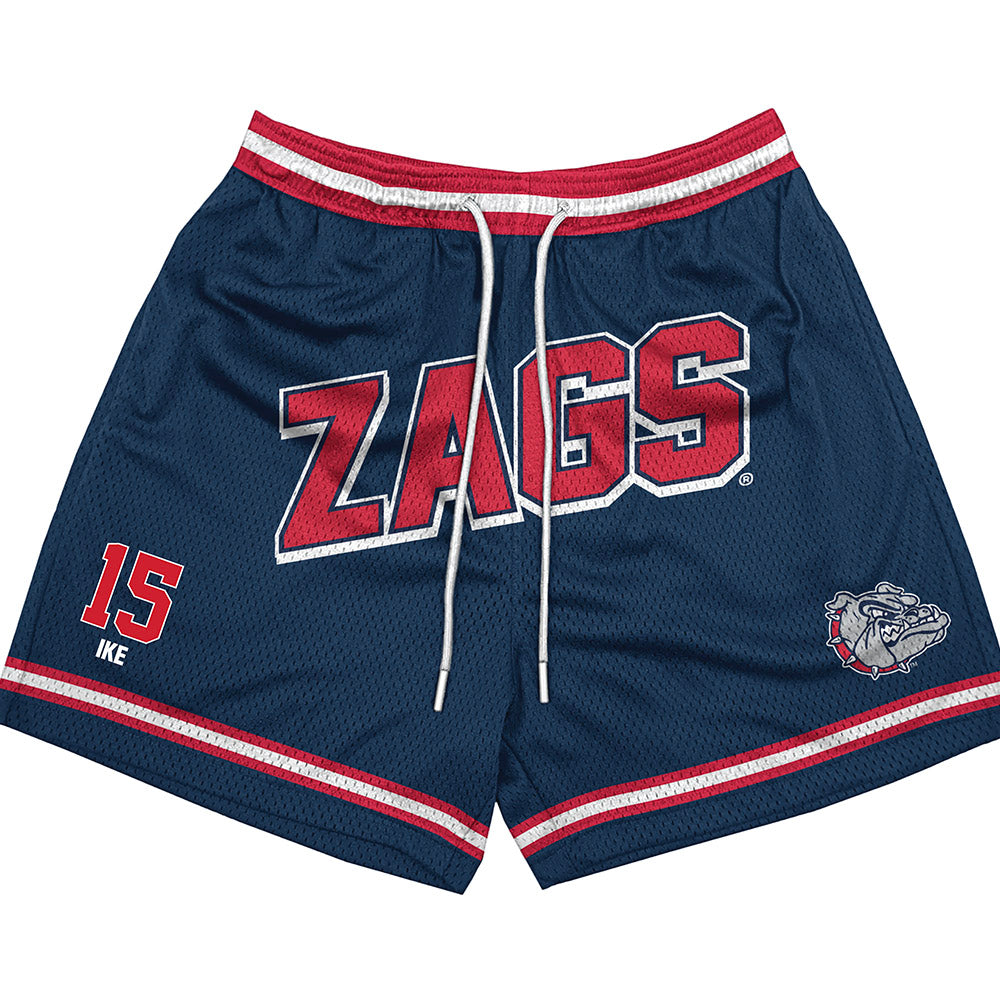 Gonzaga - NCAA Men's Basketball : Graham Ike - Shorts-0