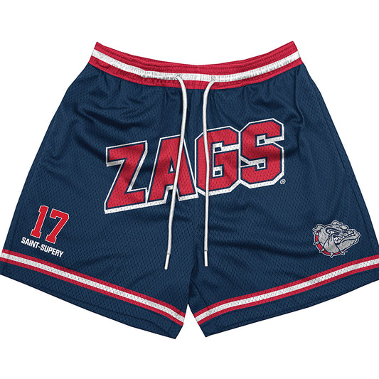 Gonzaga - NCAA Men's Basketball : Mario Saint-Supery - Shorts-0
