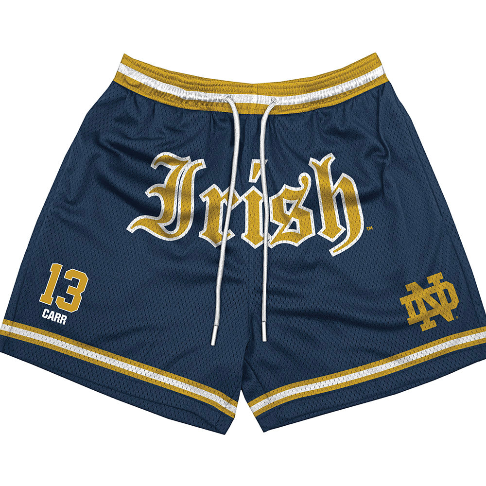Notre Dame - NCAA Football : CJ Carr - Shorts-0