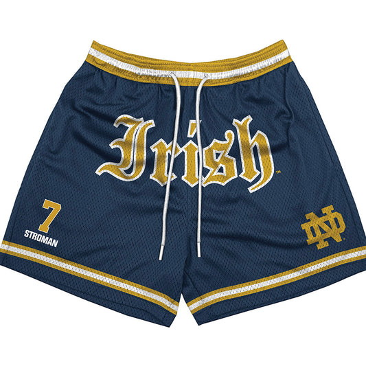Notre Dame - NCAA Football : Jalen Stroman - Shorts-0
