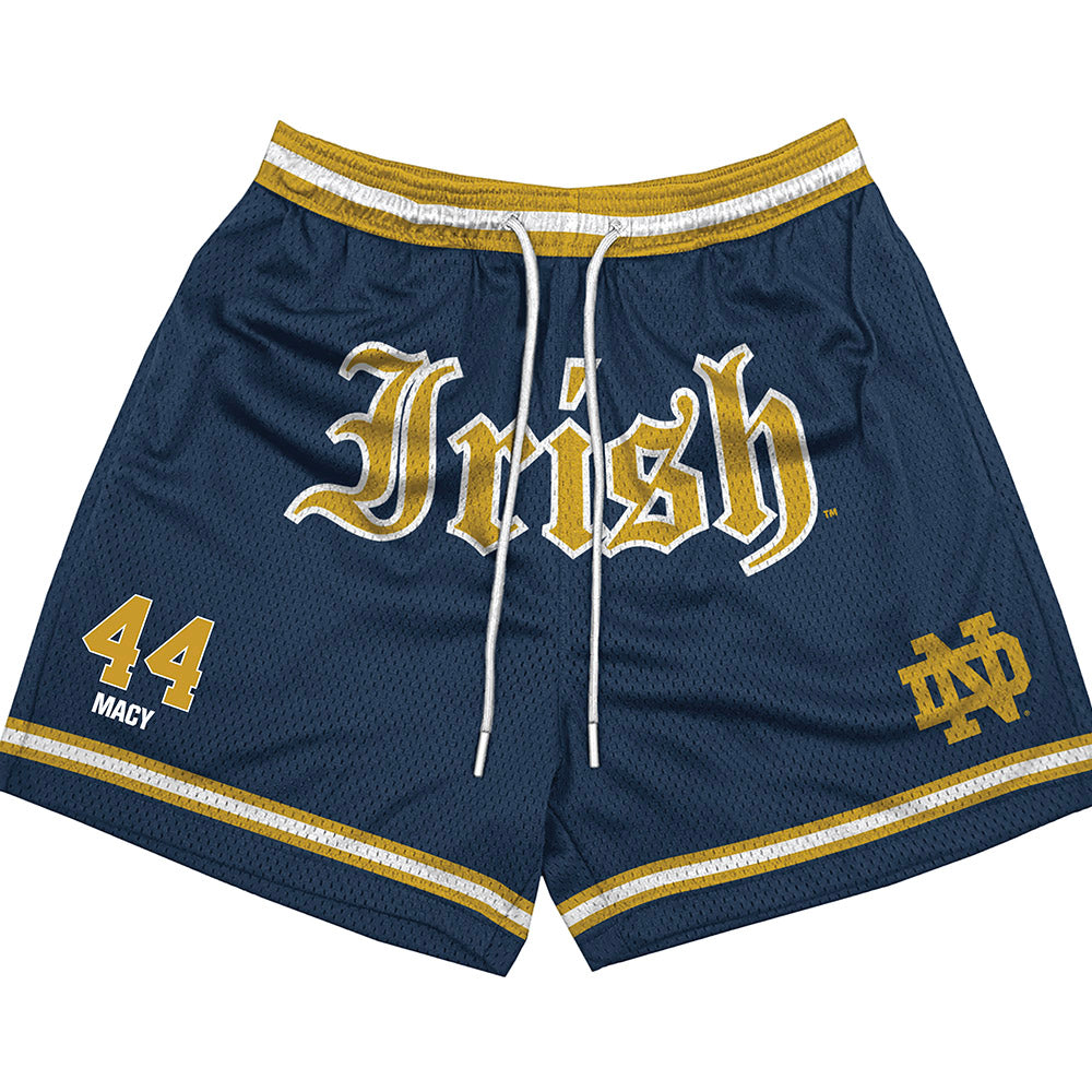 Notre Dame - NCAA Women's Basketball : Leah Macy - Shorts-0
