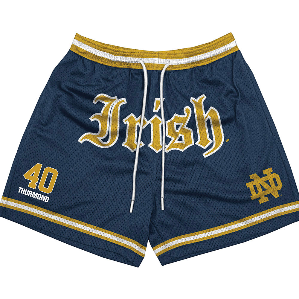 Notre Dame - NCAA Baseball : Eli Thurmond - Shorts-0
