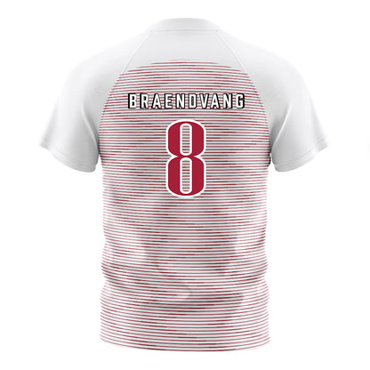 St. Joe's - NCAA Men's Soccer : Truls Braendvang - White Soccer Jersey