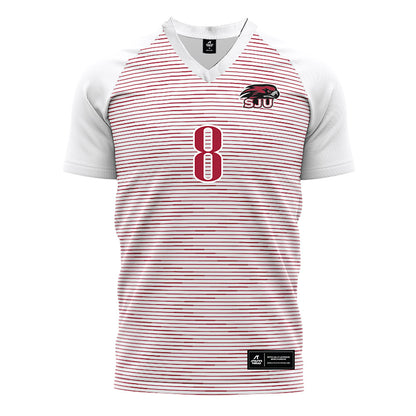 St. Joe's - NCAA Men's Soccer : Truls Braendvang - White Soccer Jersey