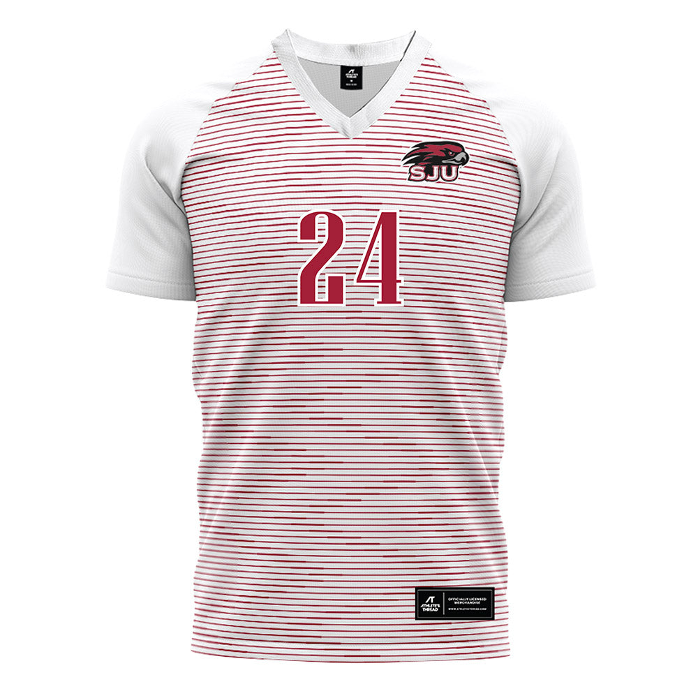 St. Joe's - NCAA Men's Soccer : Sean Boyle - White Soccer Jersey