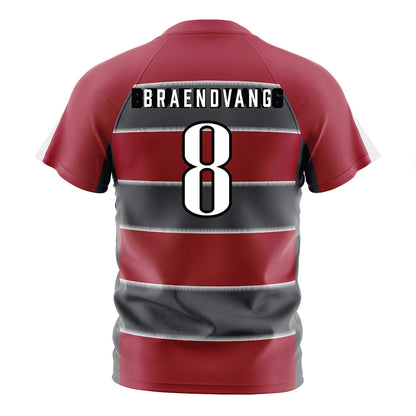 St. Joe's - NCAA Men's Soccer : Truls Braendvang - Red Soccer Jersey