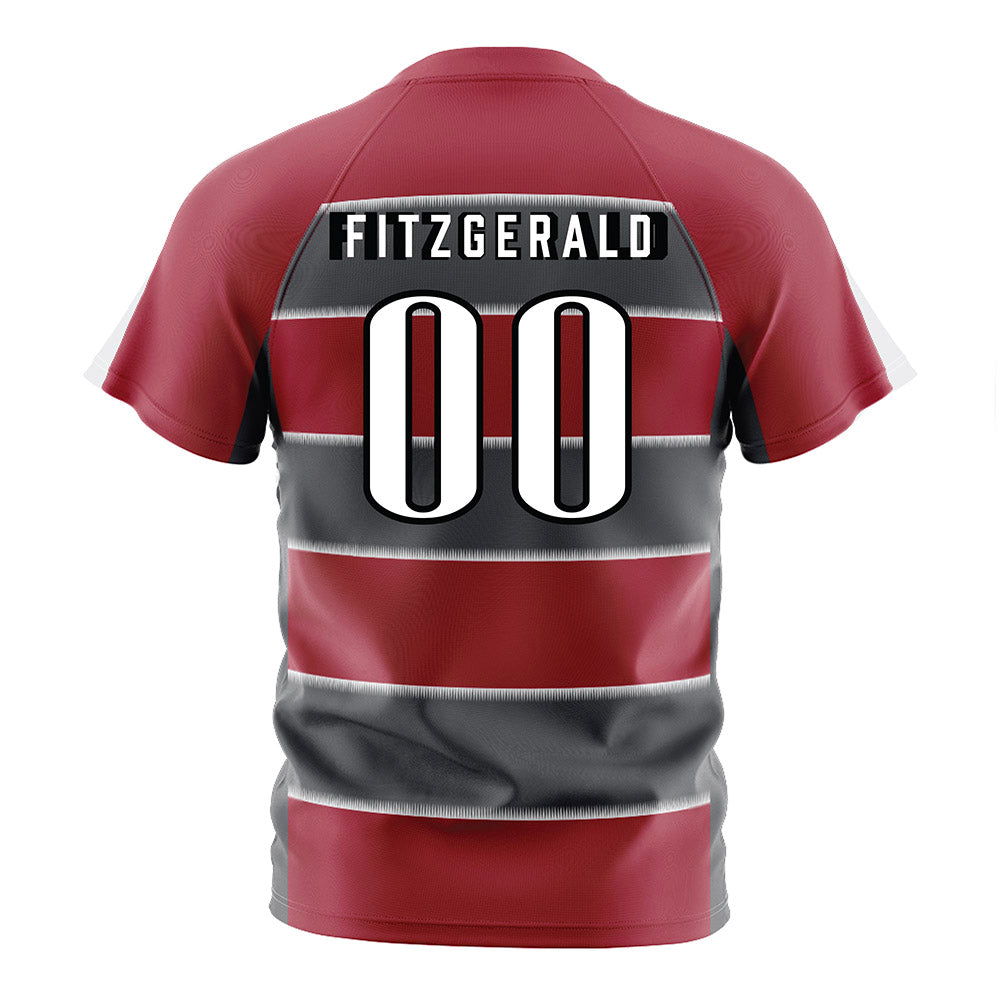 St. Joe's - NCAA Men's Soccer : Carter Fitzgerald - Red Soccer Jersey-1