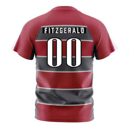 St. Joe's - NCAA Men's Soccer : Carter Fitzgerald - Red Soccer Jersey-1