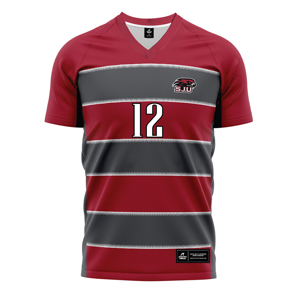 St. Joe's - NCAA Men's Soccer : Gabriel Olla - Red Soccer Jersey