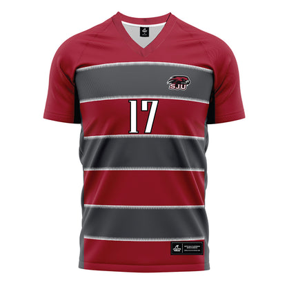 St. Joe's - NCAA Men's Soccer : Dylan Petke - Red Soccer Jersey