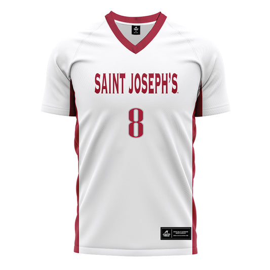 St. Joe's - NCAA Women's Soccer : Nicole Everard - White Soccer Jersey