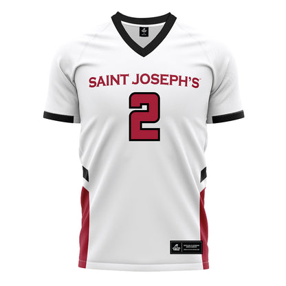 St. Joe's - NCAA Women's Field Hockey : Tristan Groff - White Soccer Jersey-0