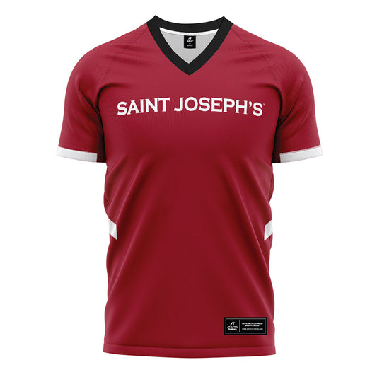 St. Joe's - NCAA Women's Field Hockey : Gabby Balzano - Red Soccer Jersey-0