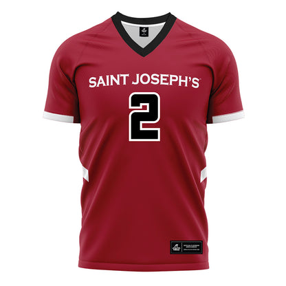 St. Joe's - NCAA Women's Field Hockey : Tristan Groff - Red Soccer Jersey-0