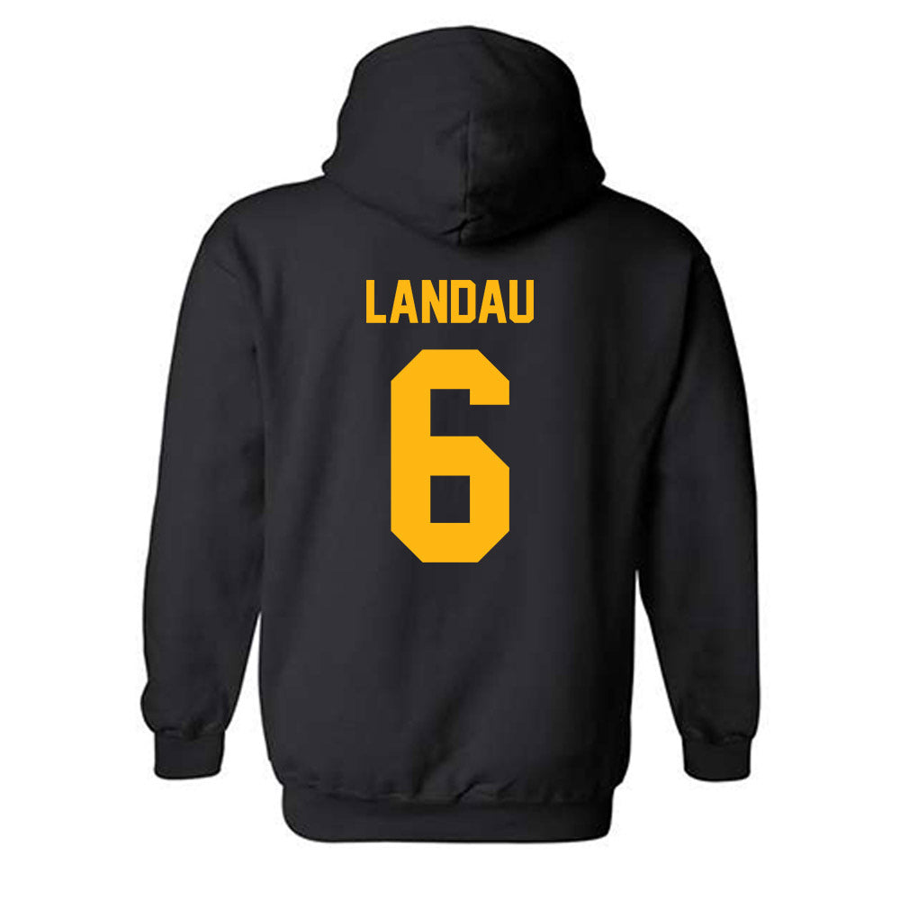 Adelphi - NCAA Men's Soccer : Arik Landau - Classic Shersey Hooded Sweatshirt-1