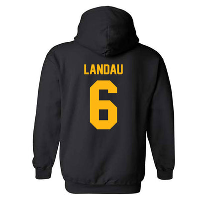 Adelphi - NCAA Men's Soccer : Arik Landau - Classic Shersey Hooded Sweatshirt-1
