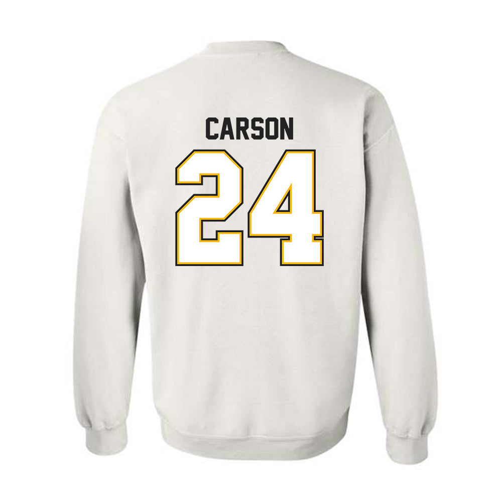 Adelphi - NCAA Men's Basketball : London Carson - Classic Shersey Crewneck Sweatshirt-1