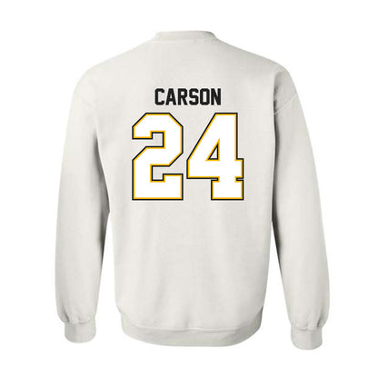 Adelphi - NCAA Men's Basketball : London Carson - Classic Shersey Crewneck Sweatshirt-1
