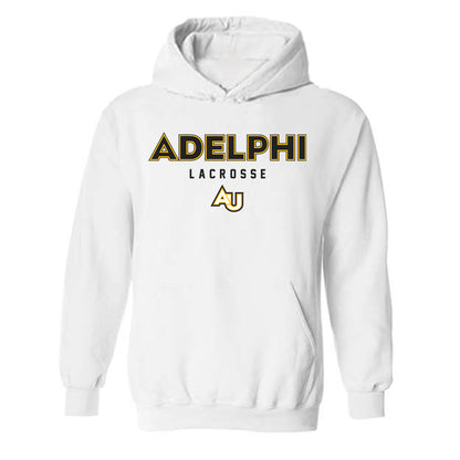 Adelphi - NCAA Men's Lacrosse : Tommy Gentile - Classic Shersey Hooded Sweatshirt-0
