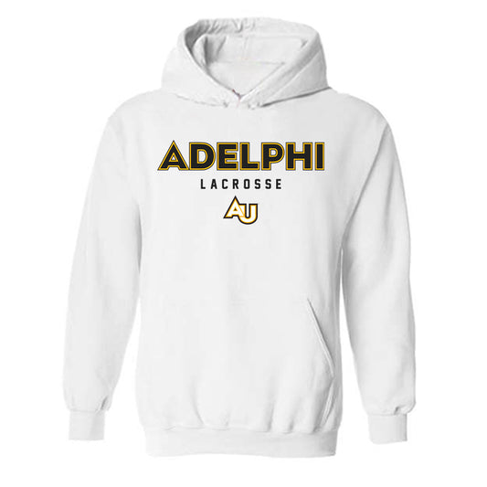 Adelphi - NCAA Men's Lacrosse : Tommy Gentile - Classic Shersey Hooded Sweatshirt-0