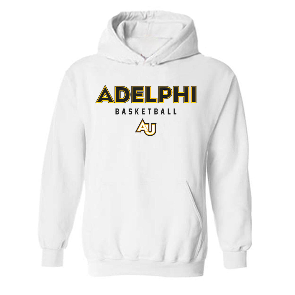 Adelphi - NCAA Men's Basketball : London Carson - Classic Shersey Hooded Sweatshirt-0