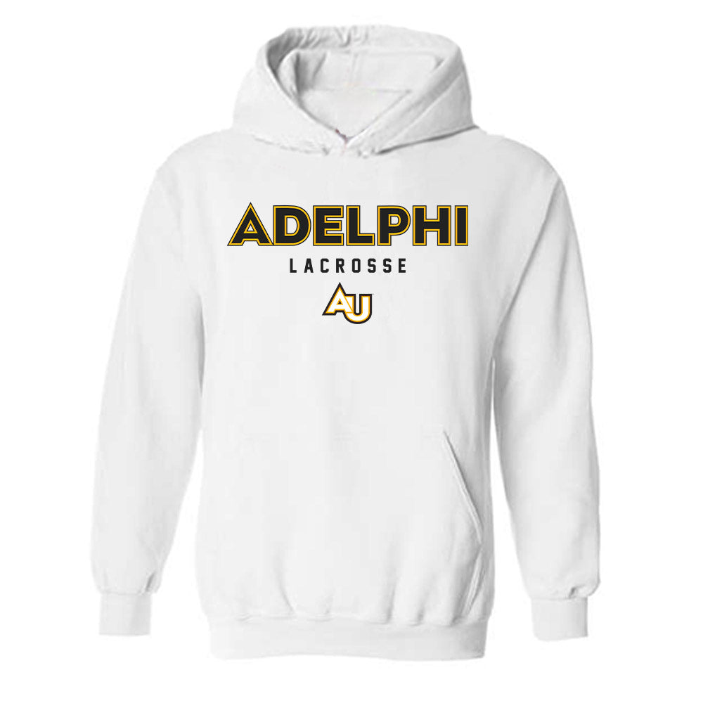Adelphi - NCAA Men's Lacrosse : Joey Diesso - Classic Shersey Hooded Sweatshirt-0