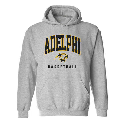 Adelphi - NCAA Men's Basketball : Mason Jackson - Classic Shersey Hooded Sweatshirt-0